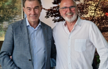 Präsident Manfred Weiss und 2.ter Vortragsmeister Gottfried Kindler