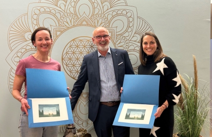 Anna Leeb, Mag. (FH), PT, stv. Vortragsmeister Gottfried Kindler, Doris Samonigg - Lacknerc, MSc D.O., PT